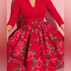 NWT vixen by Michelin Pitt rose skirt.